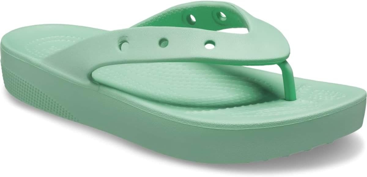 image:imageCrocs Womens Platform Flip Flop SandalJade Stone
