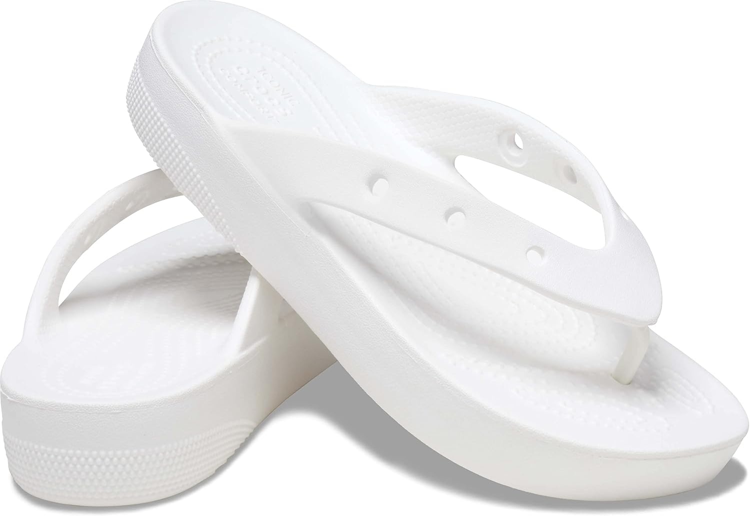 image:imageCrocs Womens Platform Flip Flop SandalWhite