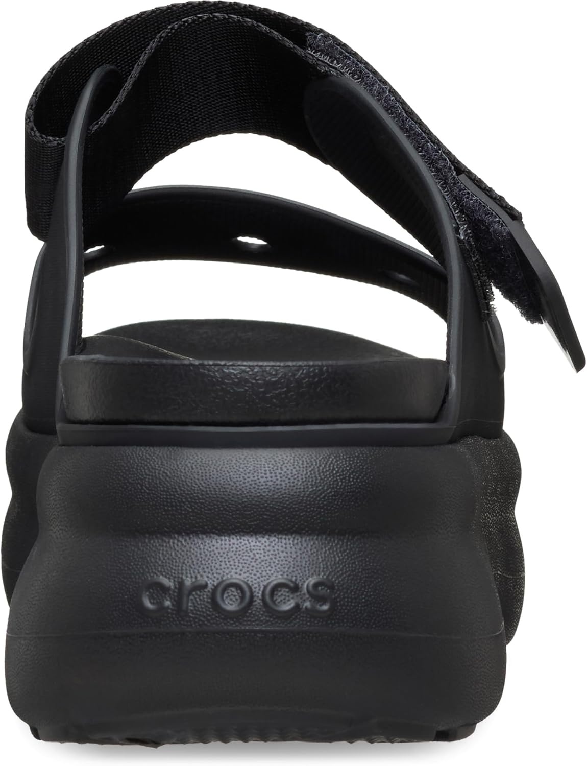 image:imageCrocs Womens Soho TwoStrap Sandals 24 Inch Platform LiteRide SinkIn Footbed Adjustable Upper StrapBlack