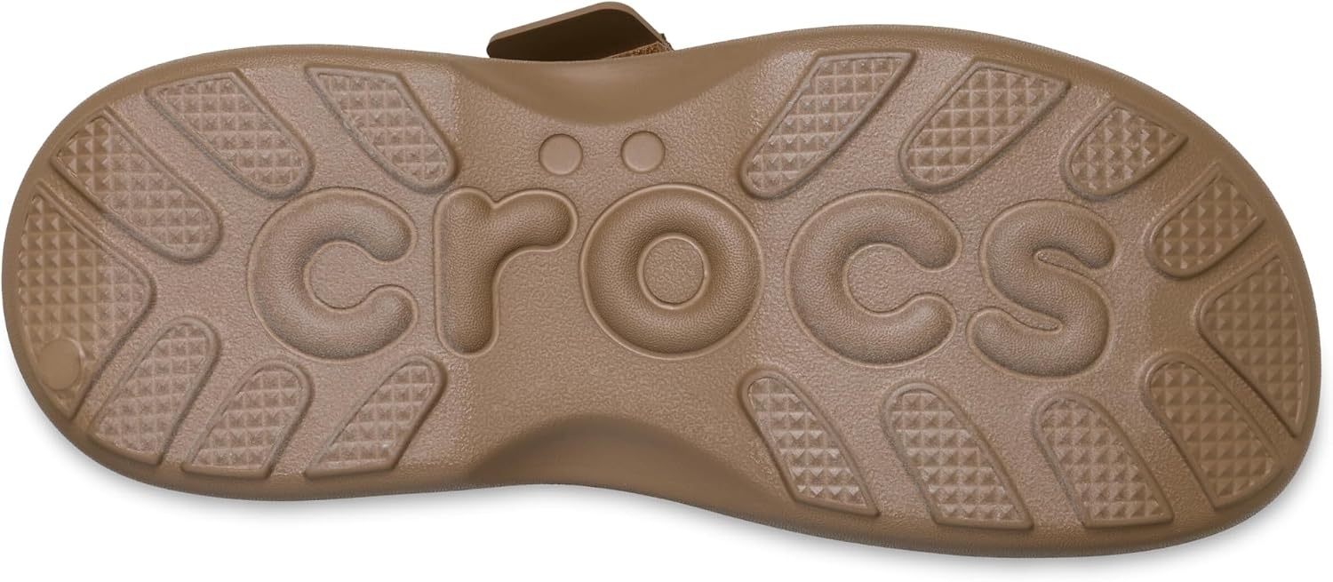 image:imageCrocs Womens Soho TwoStrap Sandals 24 Inch Platform LiteRide SinkIn Footbed Adjustable Upper StrapSepia