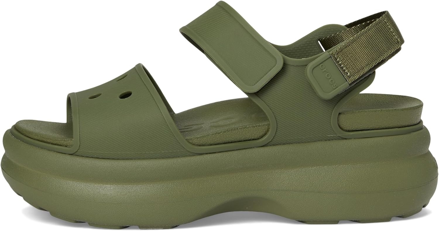 image:imageCrocs Womens Soho Y Strap SandalsArmy Green