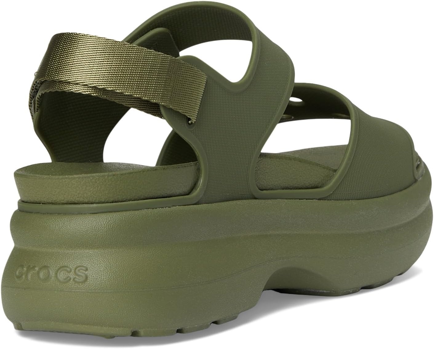 image:imageCrocs Womens Soho Y Strap SandalsArmy Green
