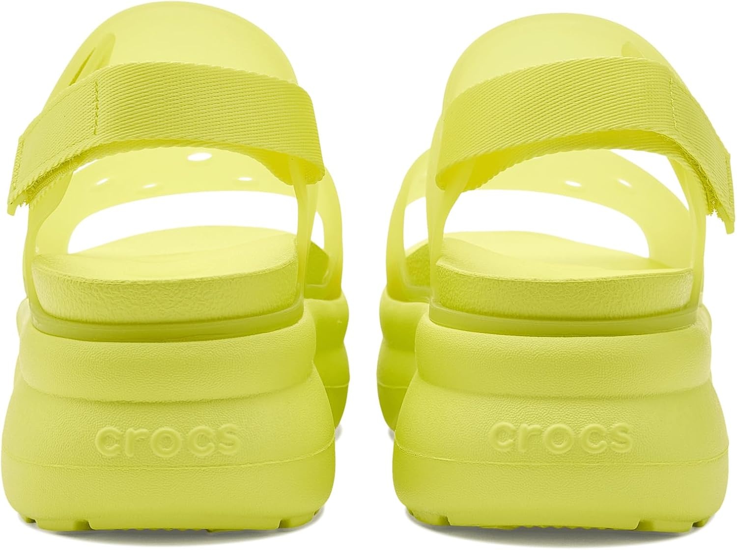 image:imageCrocs Womens Soho Y Strap SandalsFrosted Citrus