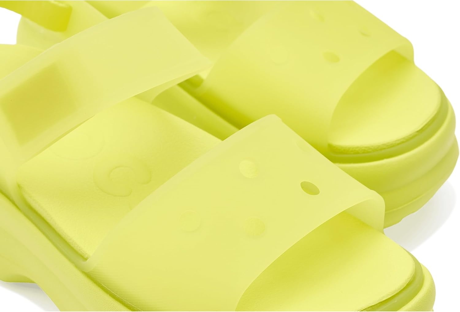image:imageCrocs Womens Soho Y Strap SandalsFrosted Citrus