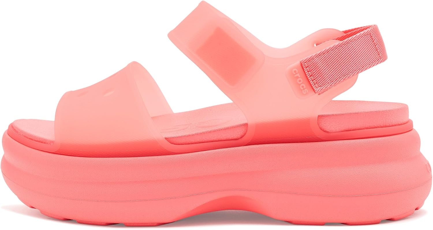 image:imageCrocs Womens Soho Y Strap SandalsFrosted Guava