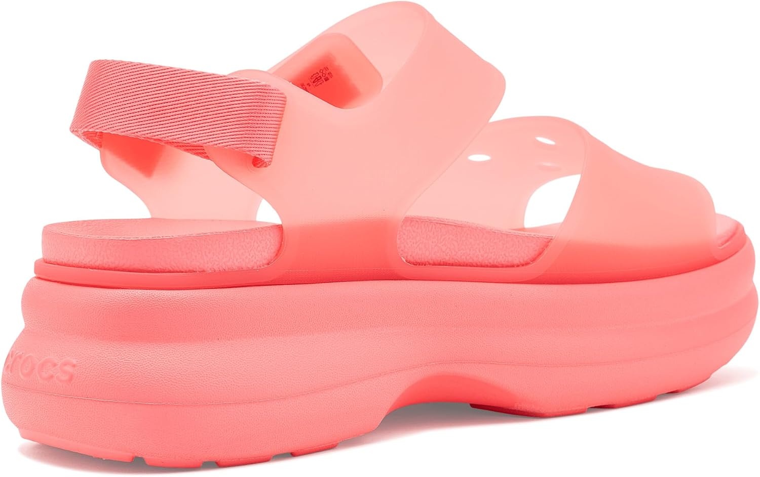 image:imageCrocs Womens Soho Y Strap SandalsFrosted Guava