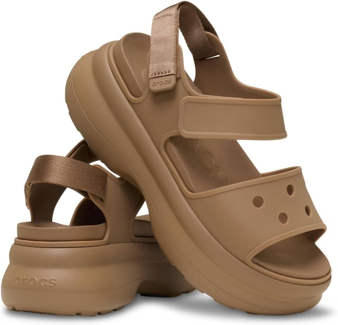 image:imageCrocs Womens Soho Y Strap SandalsSepia