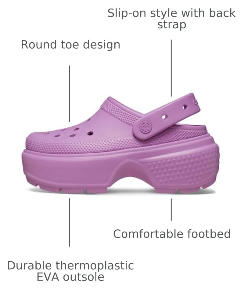 image:imageCrocs Womens Stomp Clog Slipon ShoesBubble