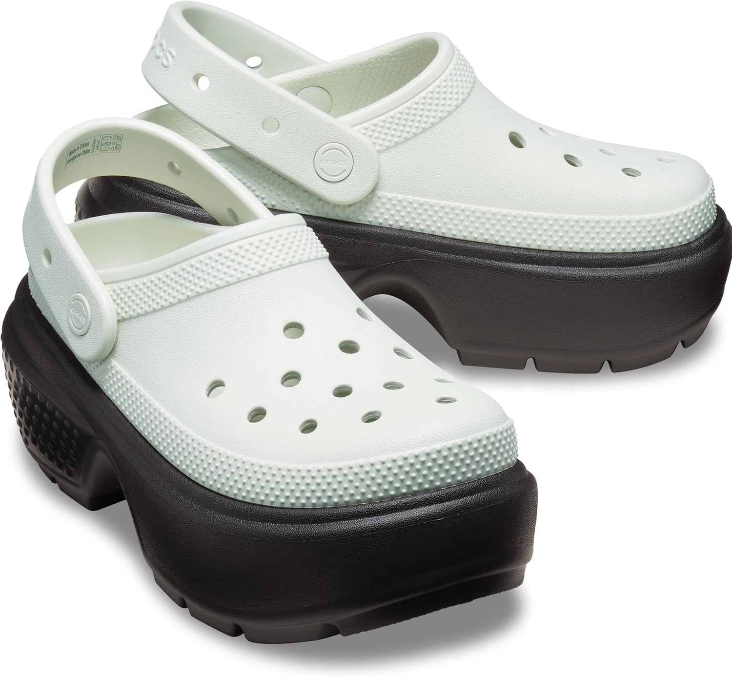 image:imageCrocs Womens Stomp Clog Slipon ShoesLinen Black
