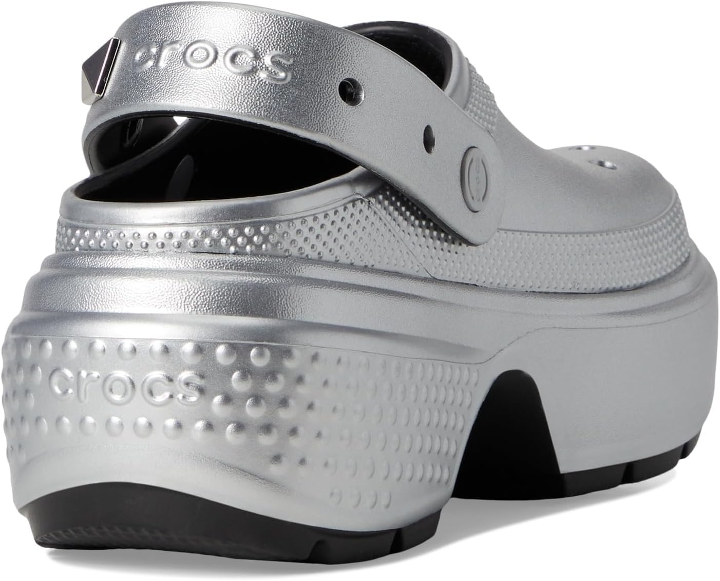 image:imageCrocs Womens Stomp Clog Slipon ShoesSilver