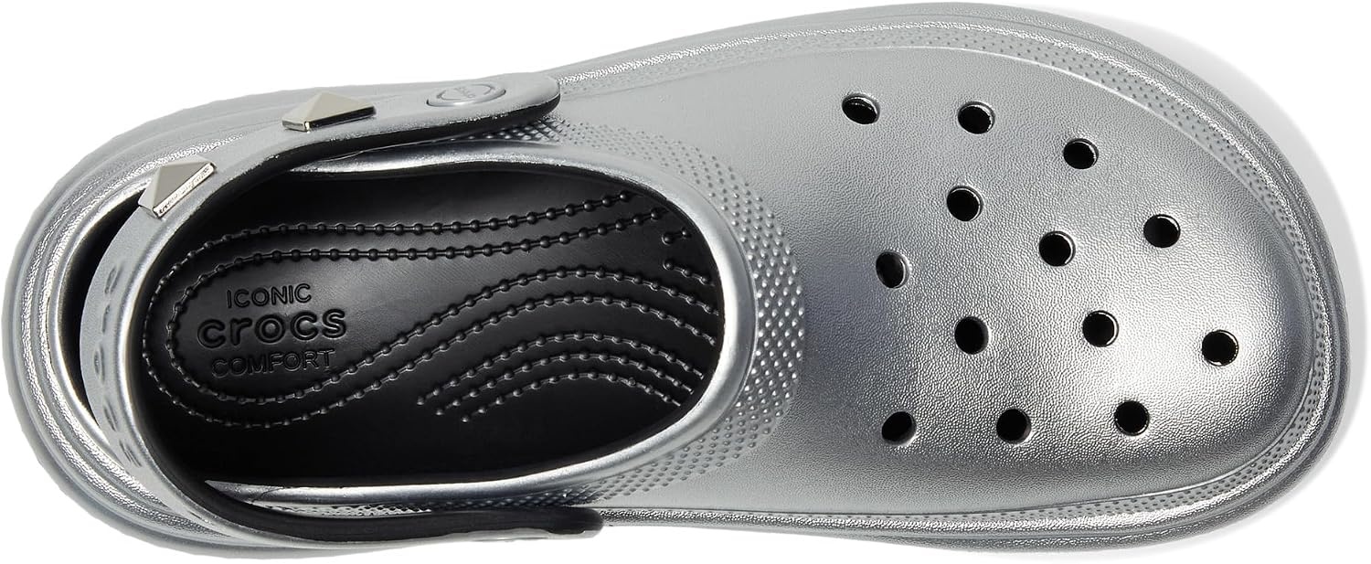 image:imageCrocs Womens Stomp Clog Slipon ShoesSilver