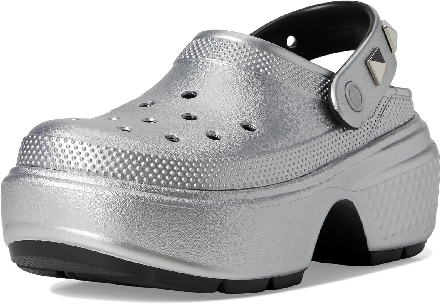 image:imageCrocs Womens Stomp Clog Slipon ShoesSilver