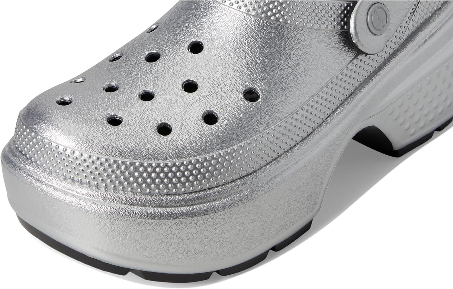 image:imageCrocs Womens Stomp Clog Slipon ShoesSilver