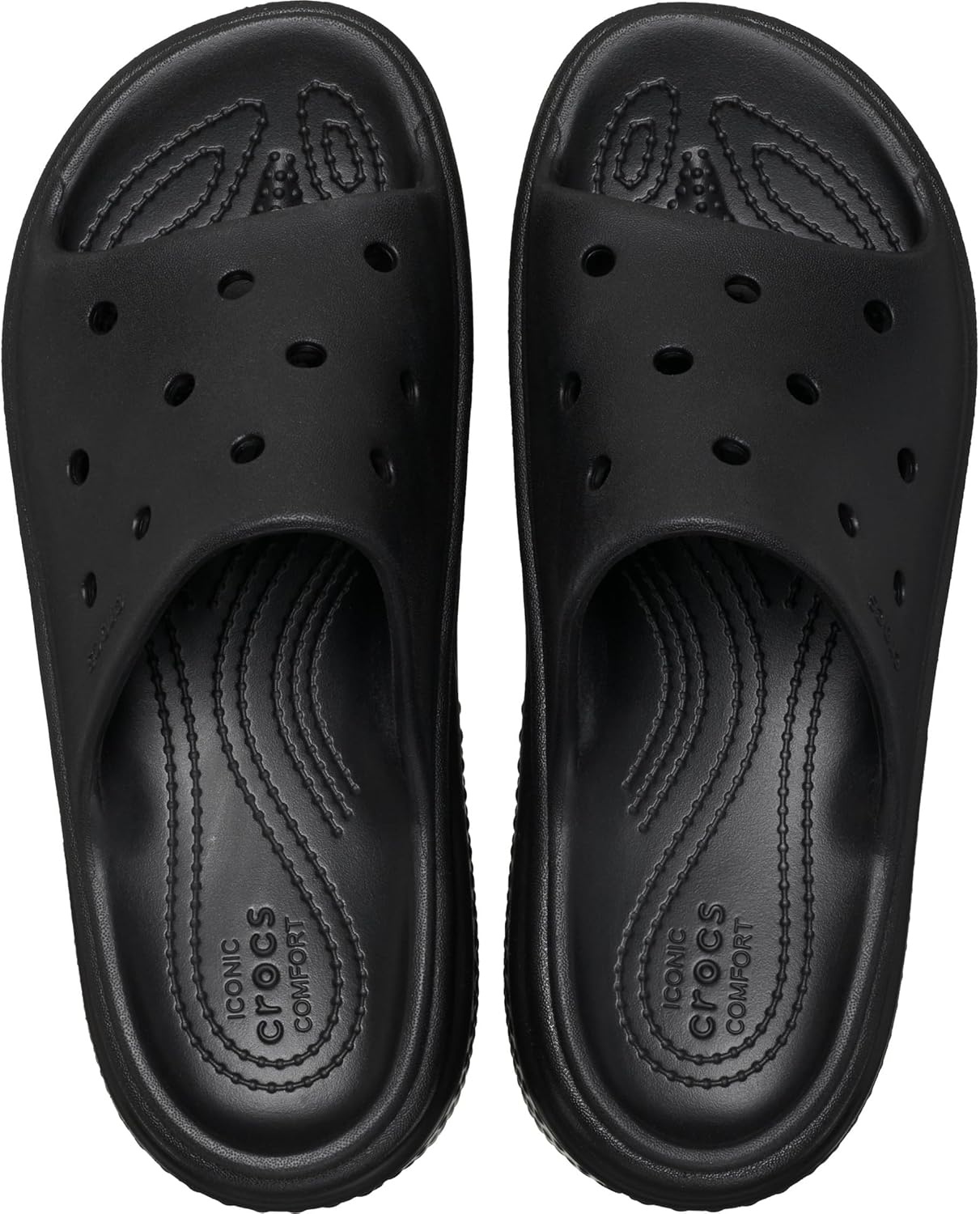 image:imageCrocs Womens Stomp SlidesBlack