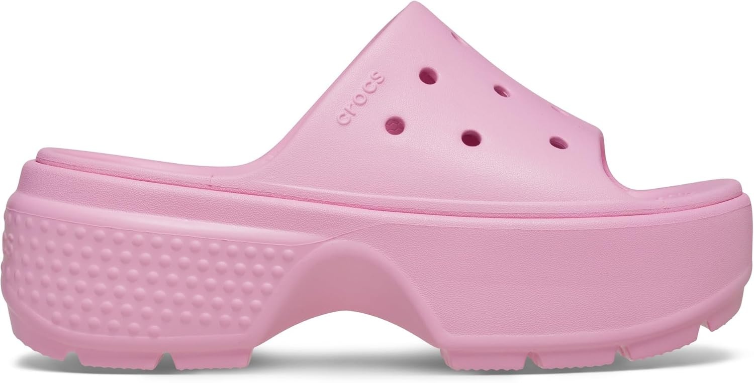 image:imageCrocs Womens Stomp SlidesPink Tweed