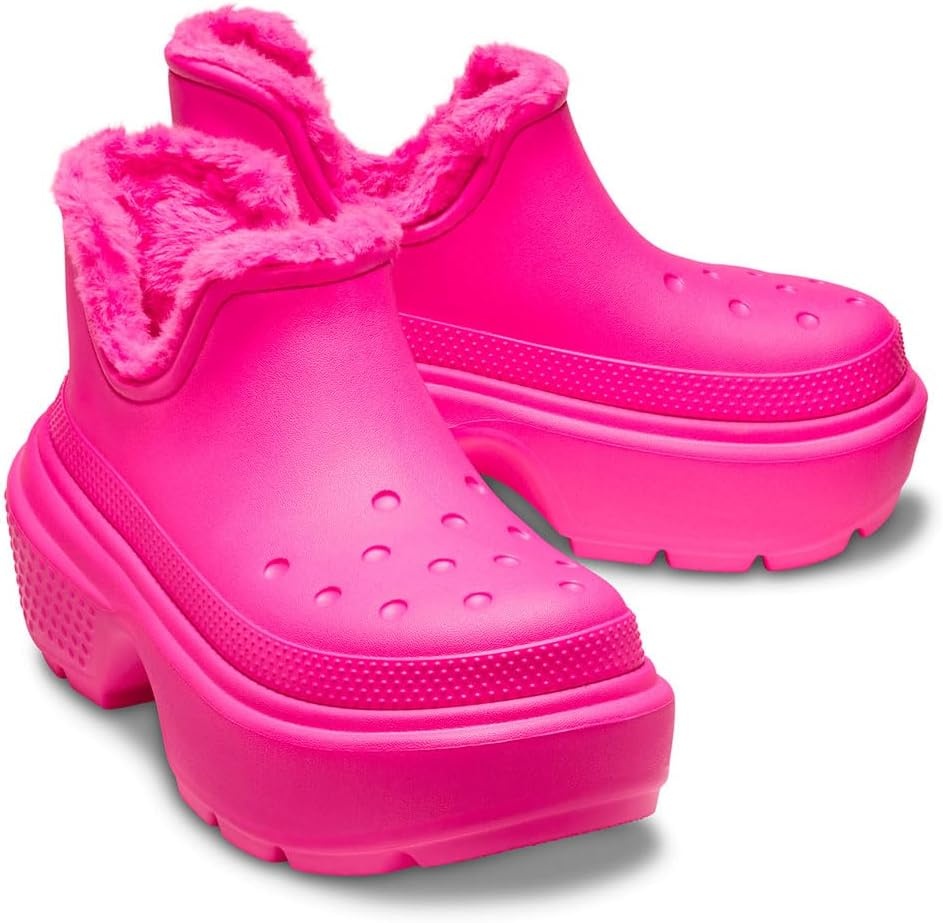 image:imageCrocs unisexadult Stomp Lined Shorty BootsPink Crush
