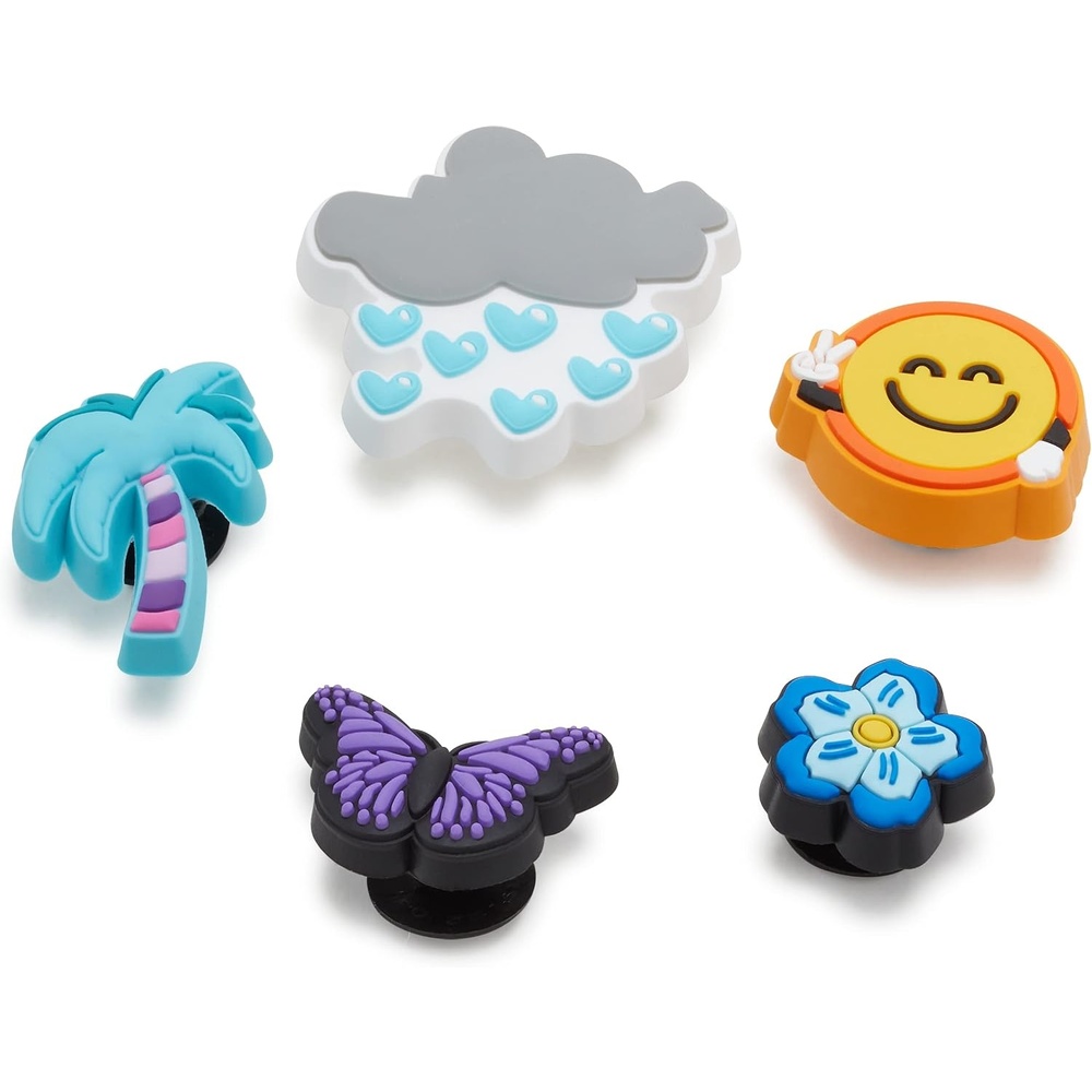 image:imageCrocs 5Pack Nature Shoe Charms Jibbitz Chill Summer One Size