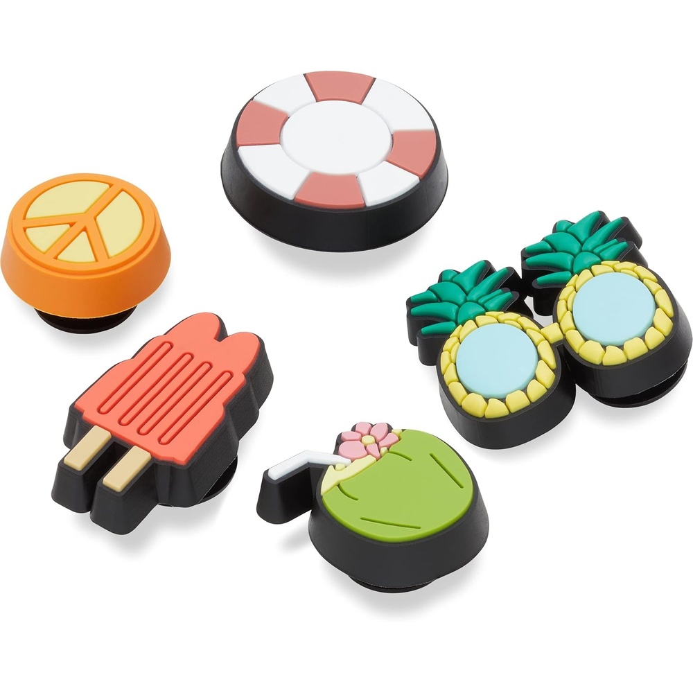 image:imageCrocs 5Pack Shoe Charms  Jibbitz Happy Summer One Size
