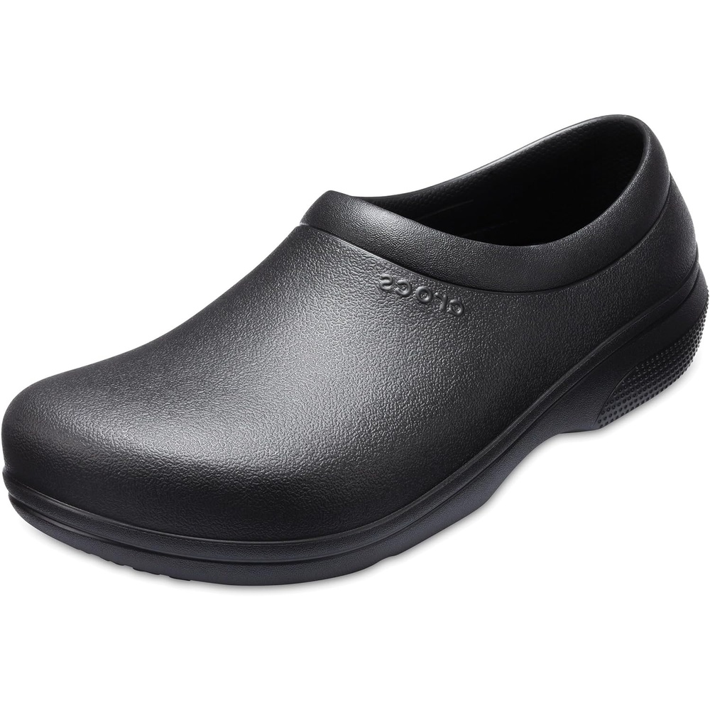 image:imageCrocs Adult On The Clock Clogs Slip On Slip Resistant Work ShoesBlack