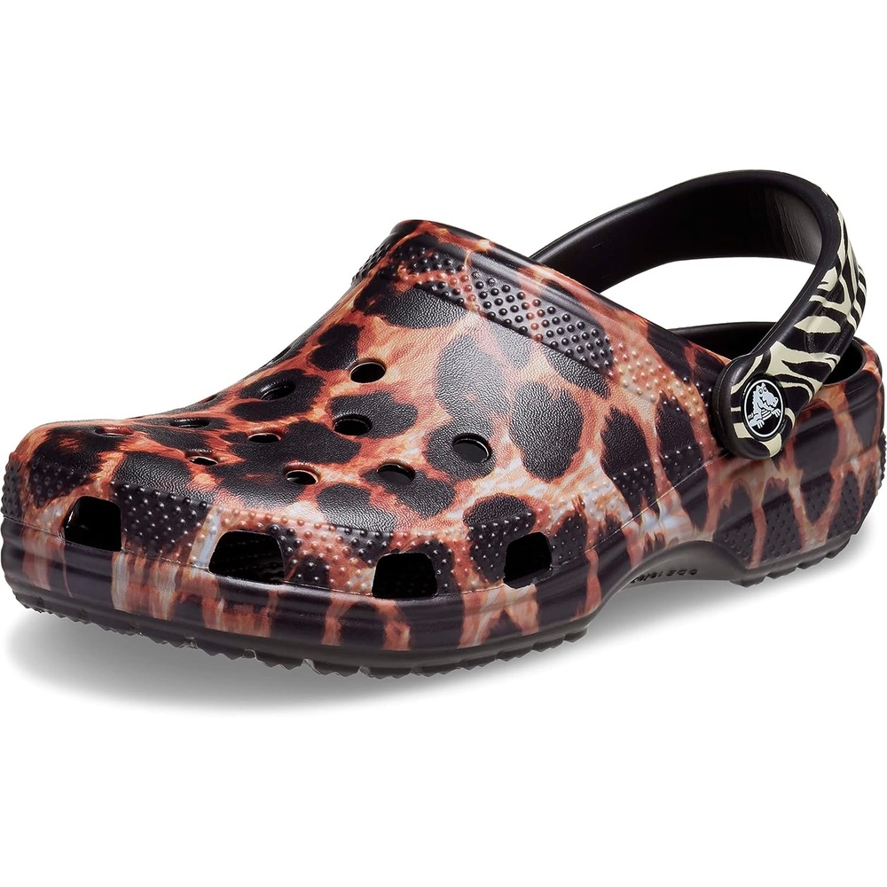 image:imageCrocs Athens Thong SandalBlackMulti Animal Remix