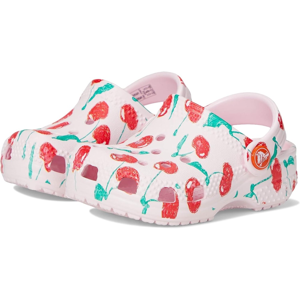 image:imageCrocs Baby Girls Classic Littles ClogsPink MilkCherries