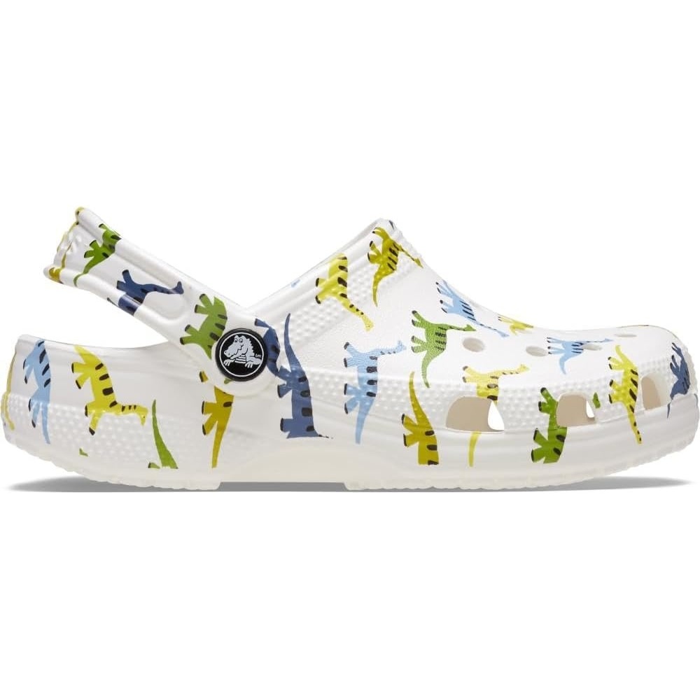 image:imageCrocs Classic Marbled TieDye Clog Dinosaur 10 Toddler M