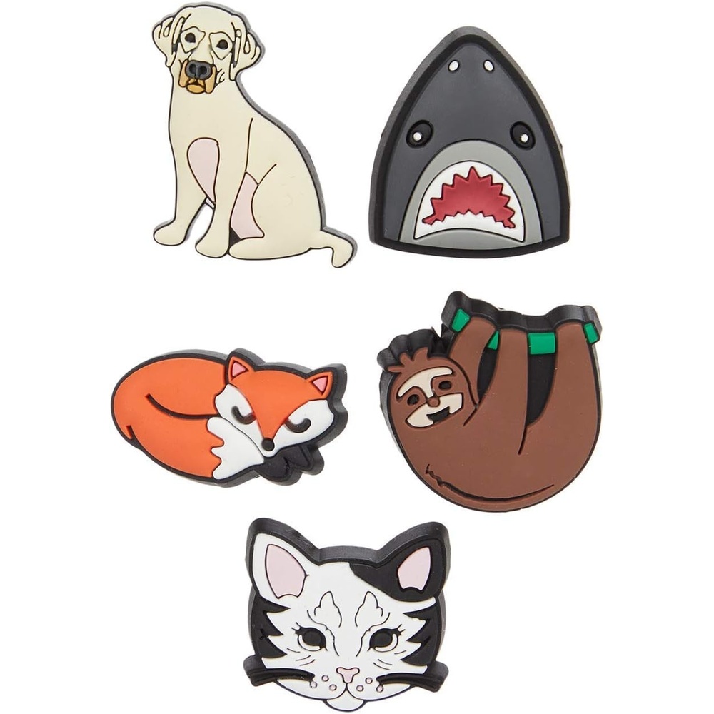 image:imageCrocs Jibbitz Charms Nature 5Packs  Jibbitz for Crocs Animal Lover Small