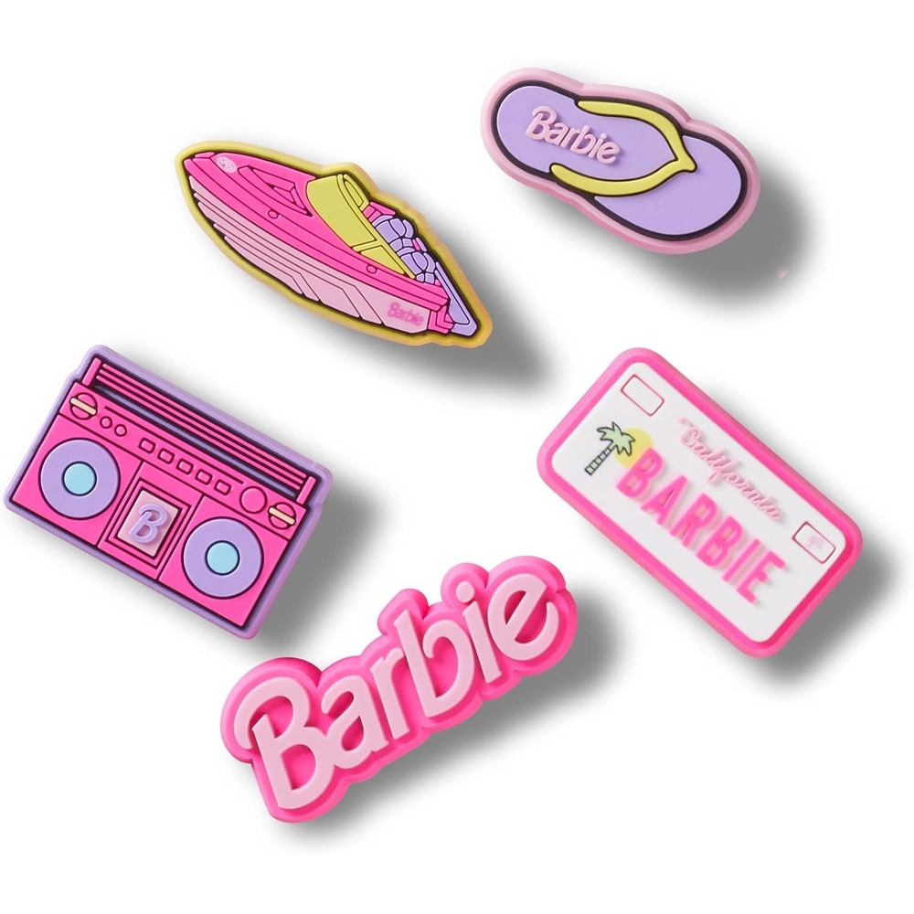 image:imageCrocs Jibbitz Girls Favorites Shoe Charm PacksBarbie Retro