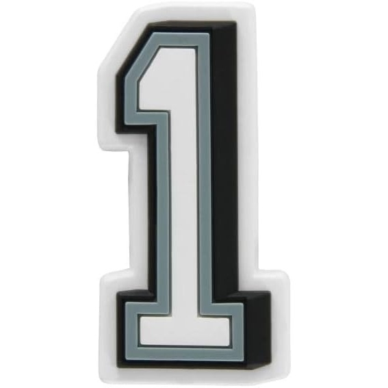image:imageCrocs Jibbitz Number amp Symbols Shoe CharmsNumber 1