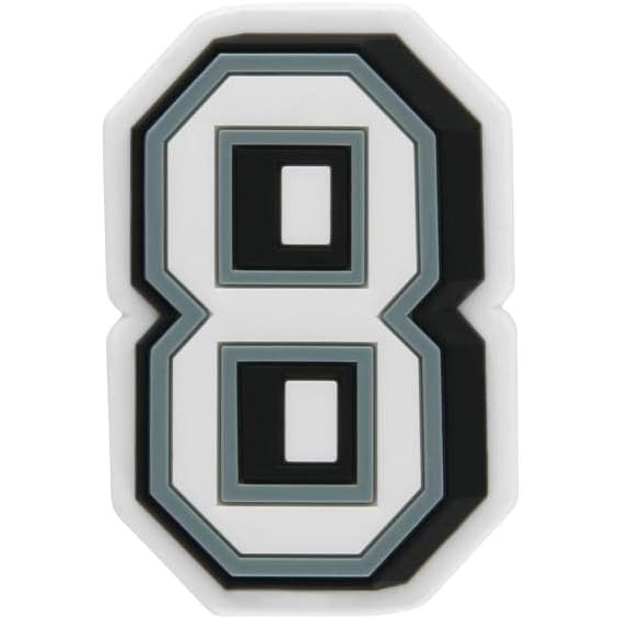 image:imageCrocs Jibbitz Number amp Symbols Shoe CharmsNumber 8