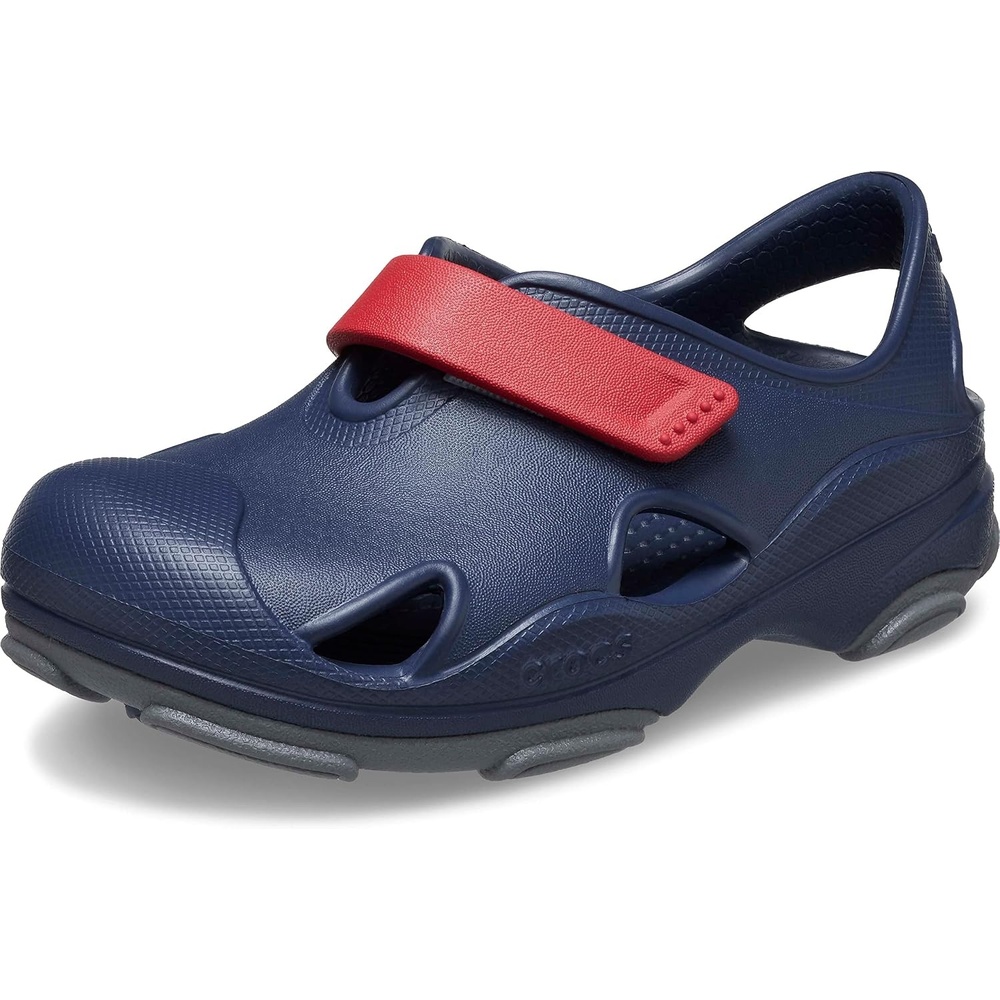 image:imageCrocs Kids All Terrain Fisherman Sandal ToddlerNavyPepper