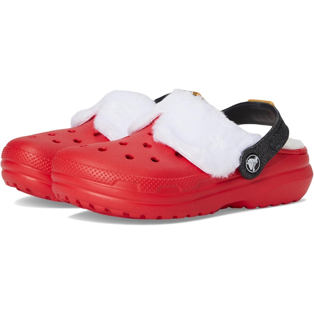 image:imageCrocs Kids Classic Holiday Lined ClogsVarsity RedMulti