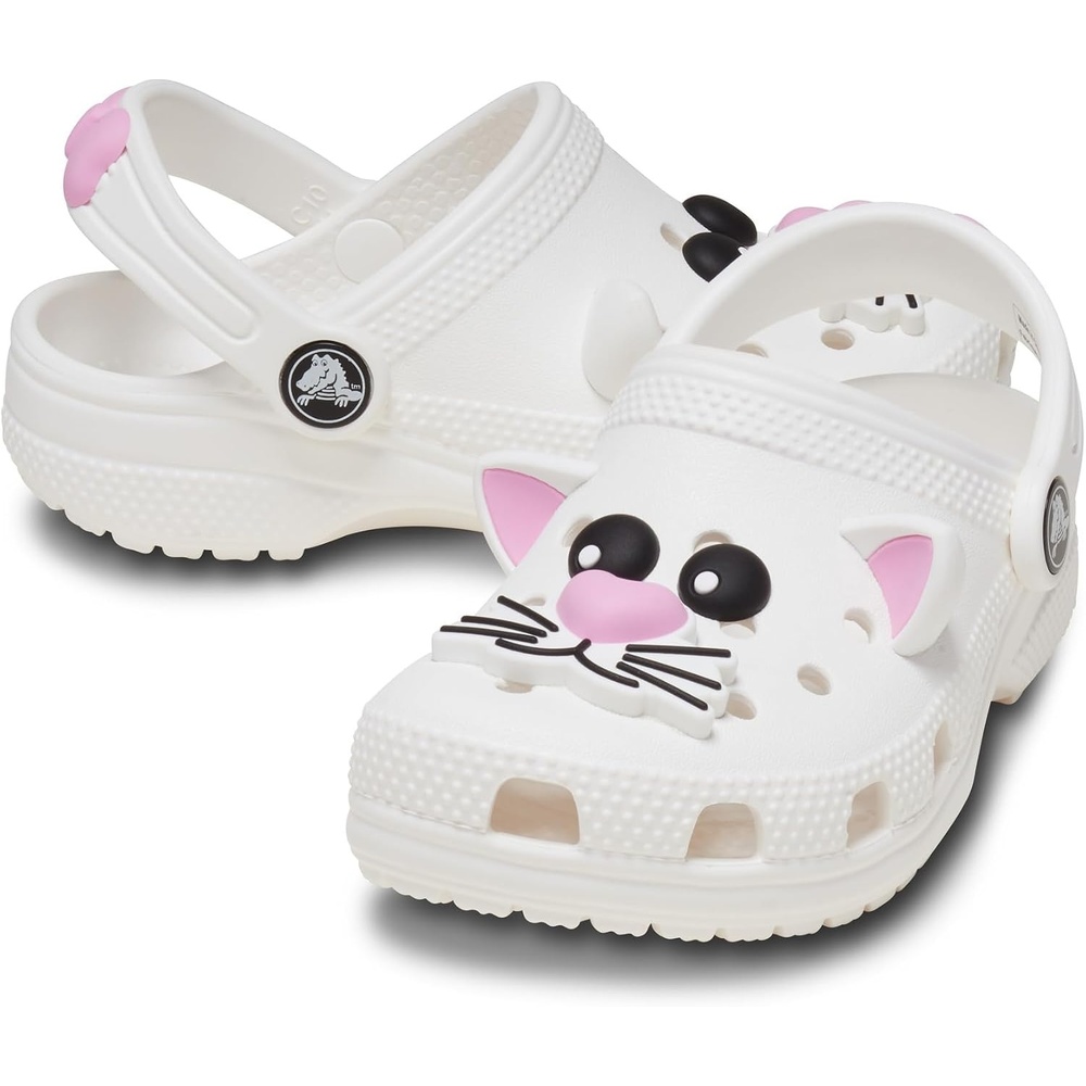 image:imageCrocs Kids Classic I am Clogs Little KidBig KidWhitePink Tweed Cat