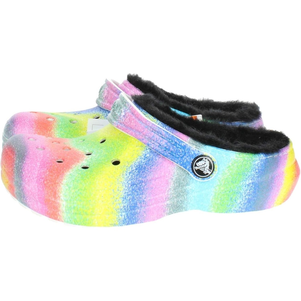 image:imageCrocs Kids Classic Lined ClogWhiteMulti