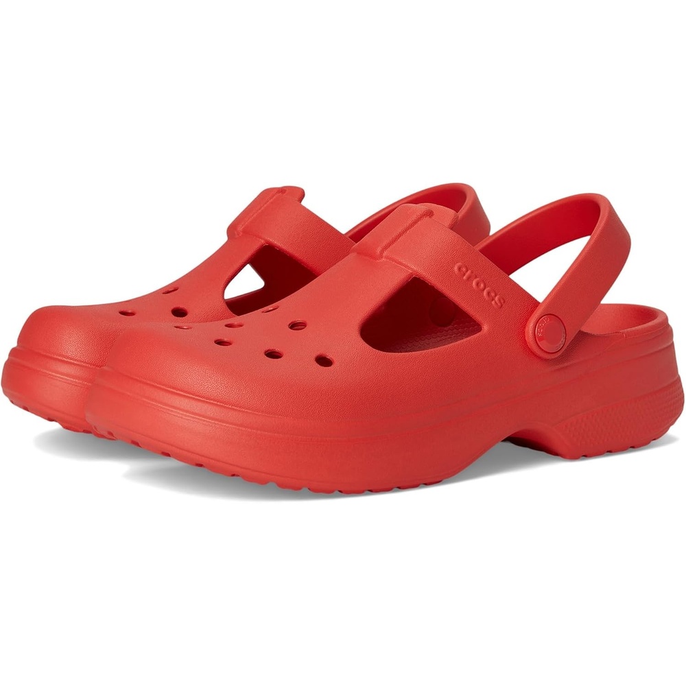 image:imageCrocs Kids Classic Mary Jane Clogs Little KidBig KidCherry Red