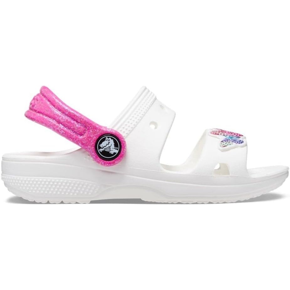 image:imageCrocs Kids Classic SandalsWhiteEmbellished