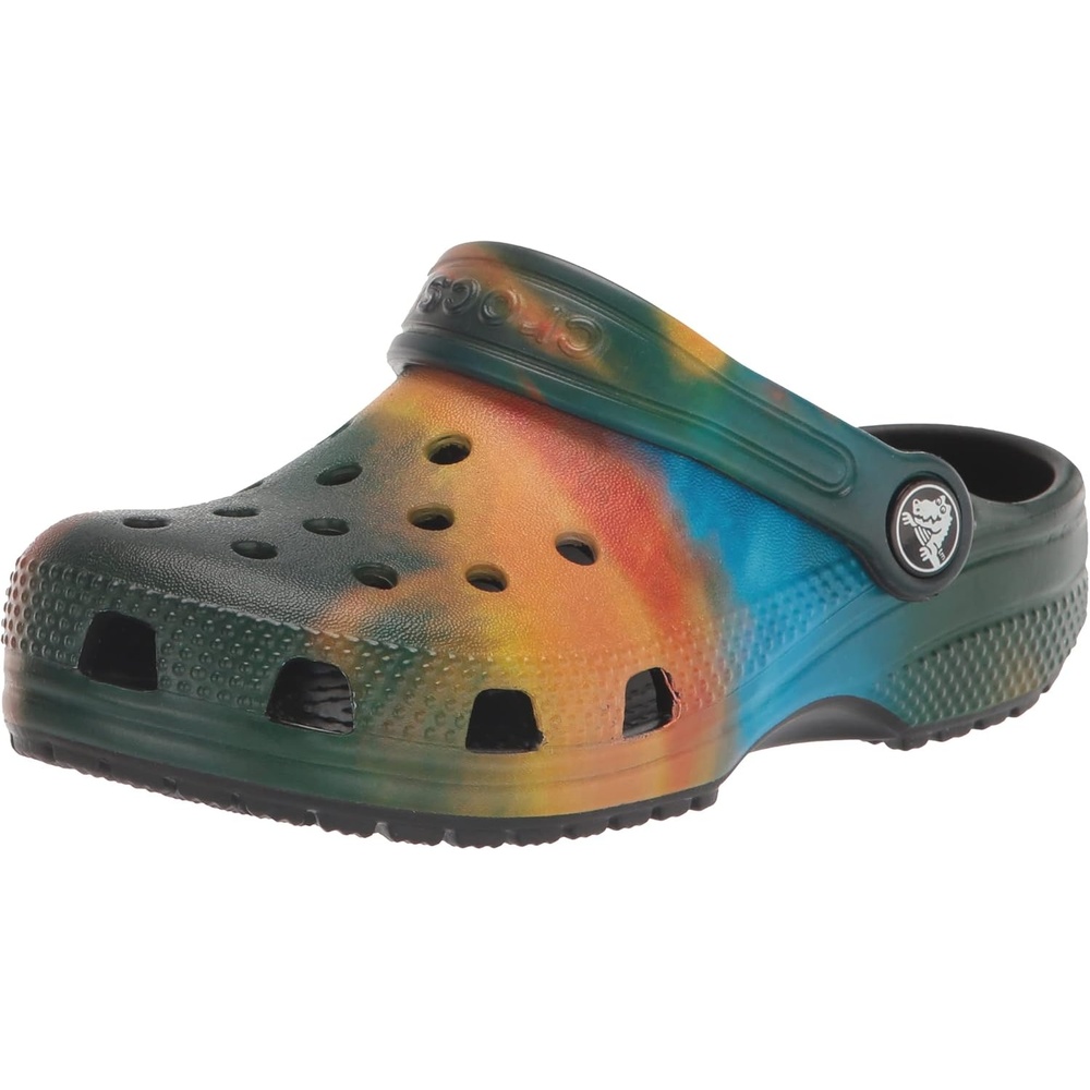 image:imageCrocs Kids Classic Tie Dye ClogsMulti Tiedye