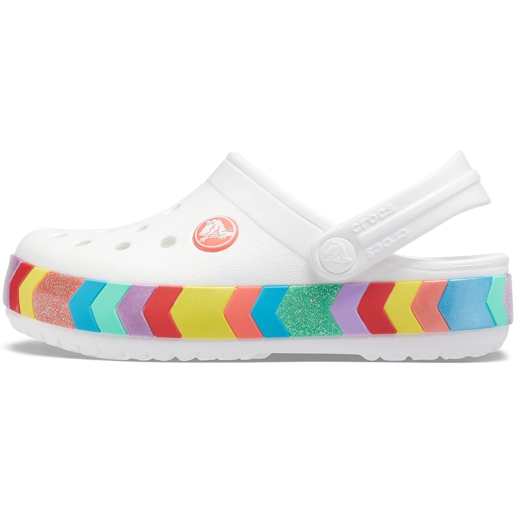image:imageCrocs Kids Crocband Chevron ClogWhite