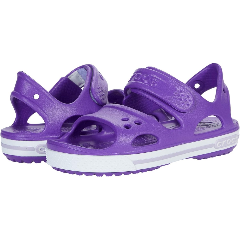 image:imageCrocs Kids Crocband II Sandals Neon Purple 9 Toddler