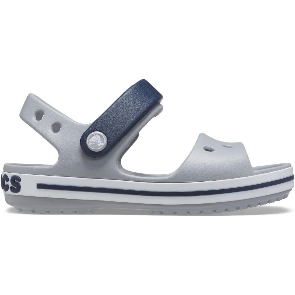 image:imageCrocs Kids Crocband SandalsLight GreyNavy