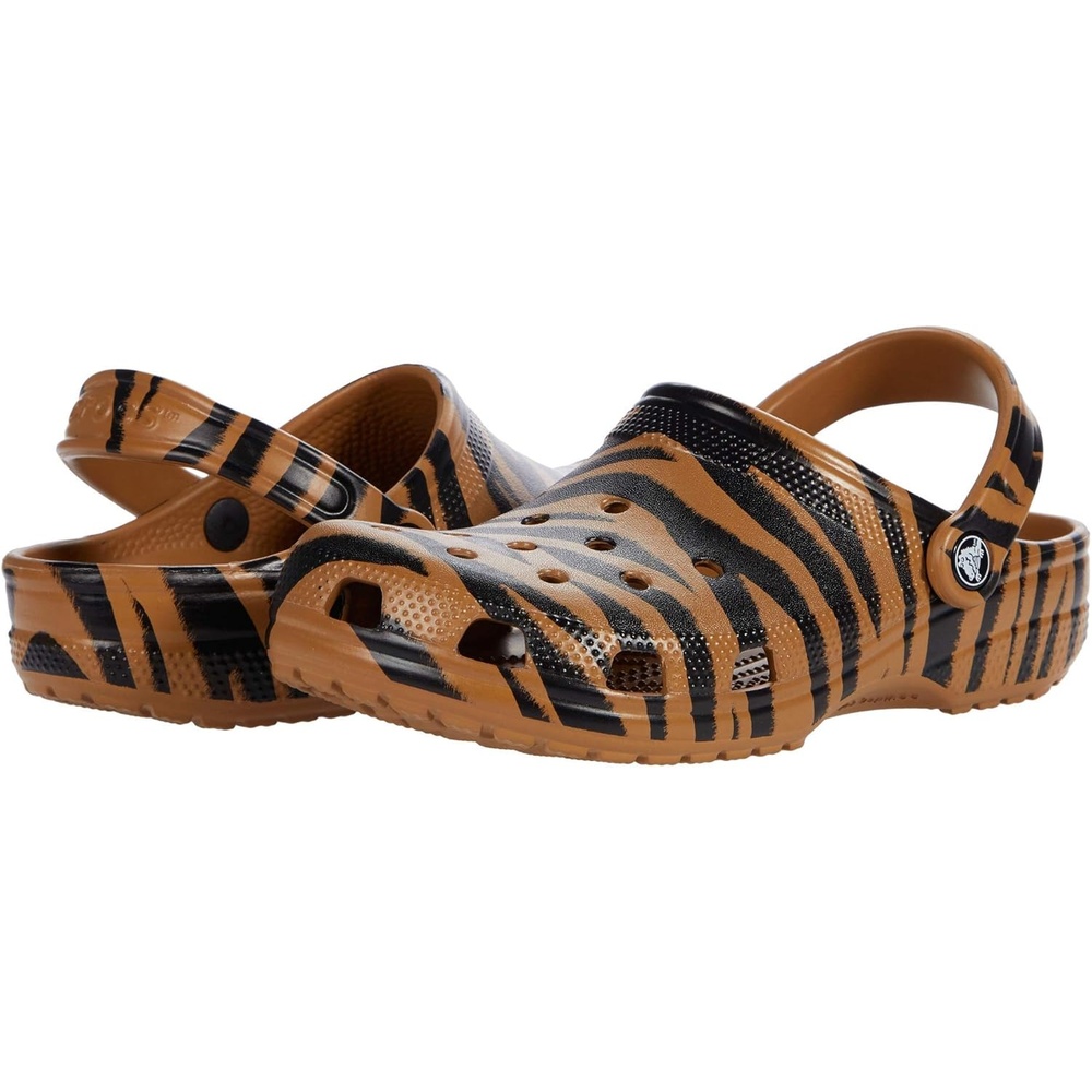 image:imageCrocs Kids Crocsfunlab Buzz Woody Clog ToddlerLittle KidDark GoldZebra