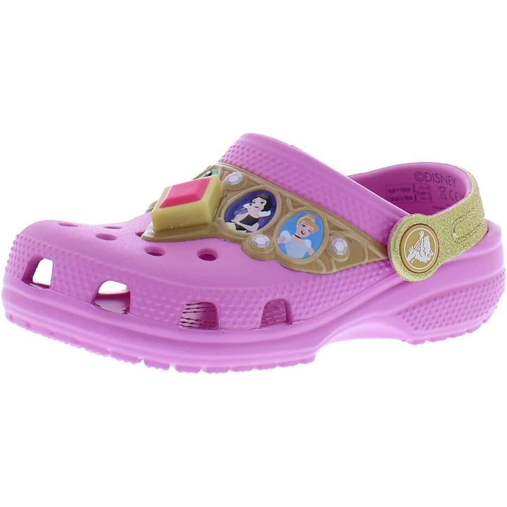 image:imageCrocs Kids Disney Princess Light Up ClogsBaby PinkGoldpink