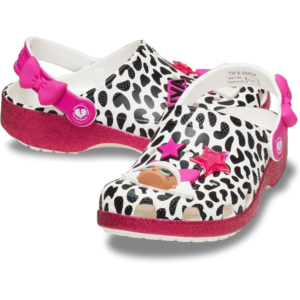 image:imageCrocs Kids Lol Surprise Diva Classic ClogsBlackWhite
