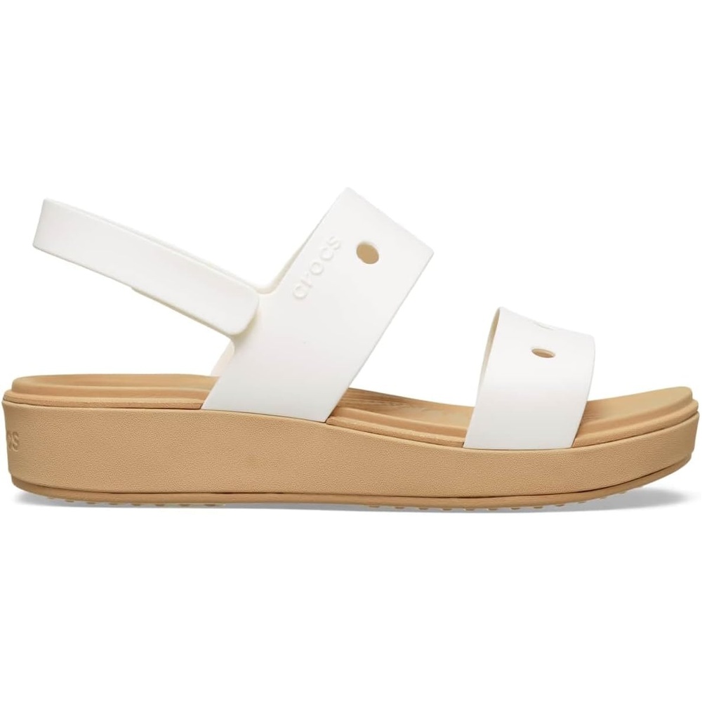 image:imageCrocs Kids Unisex Brooklyn Sandals Little KidBig KidChalkCashew