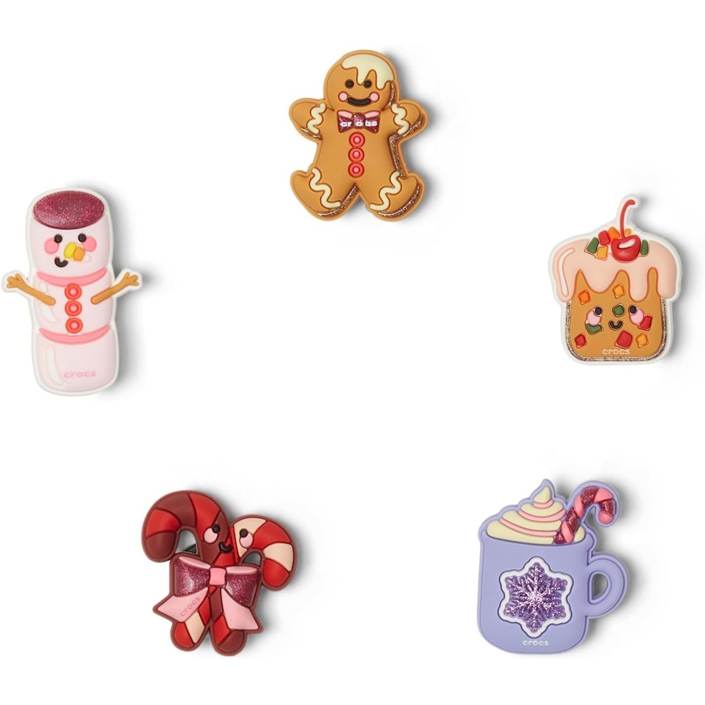 image:imageCrocs Mens and Womens Jibbitz Ornament Pack Shoe Charms Jibbitz for CrocsCute Winter Foods