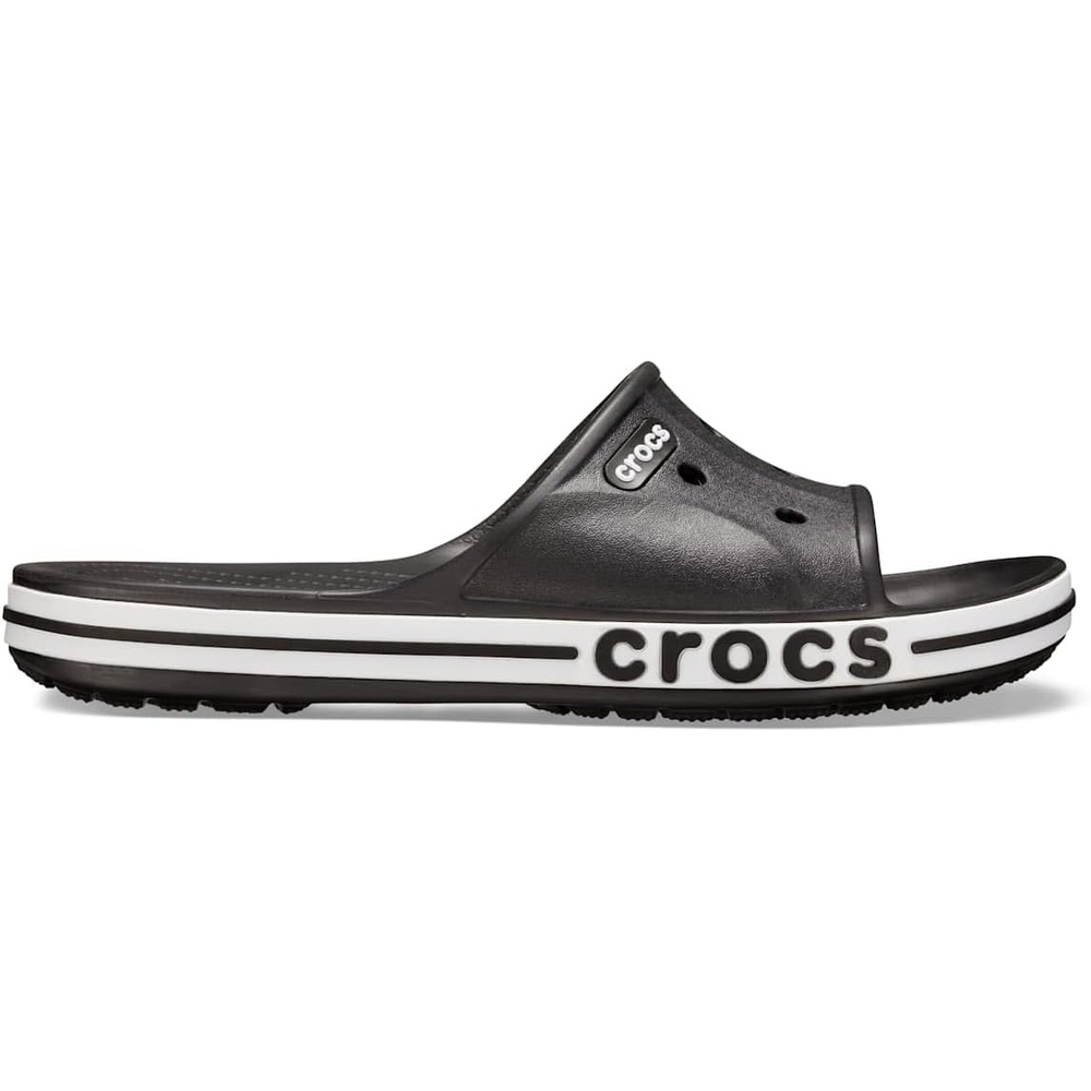 image:imageCrocs Unisex Adult Bayaband Slide SandalsBlackWhite