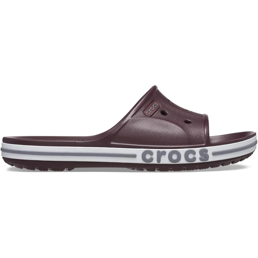 image:imageCrocs Unisex Adult Bayaband Slide SandalsBurgundy