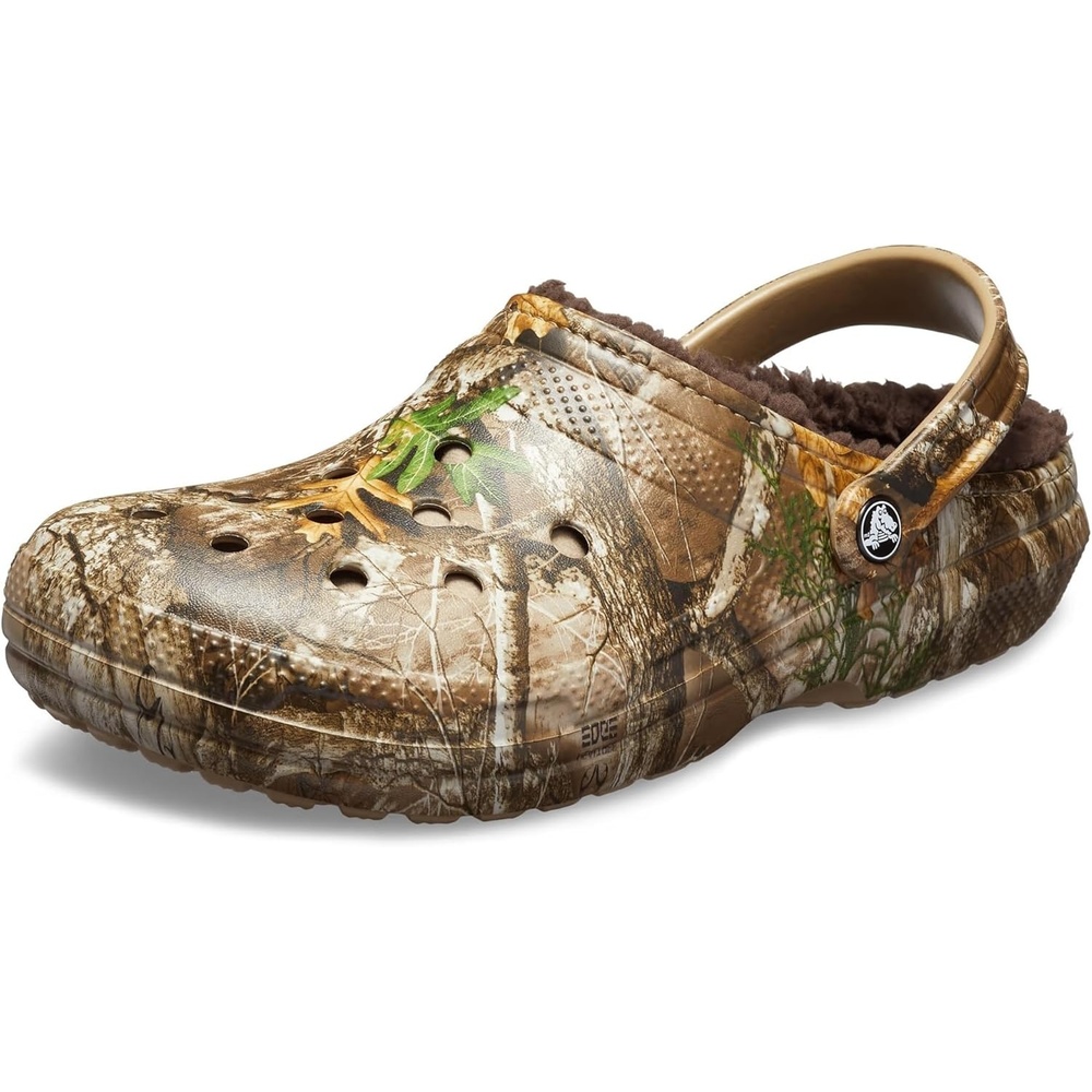 image:imageCrocs Unisex Adult Classic Lined Realtree ClogChocolateChocolate