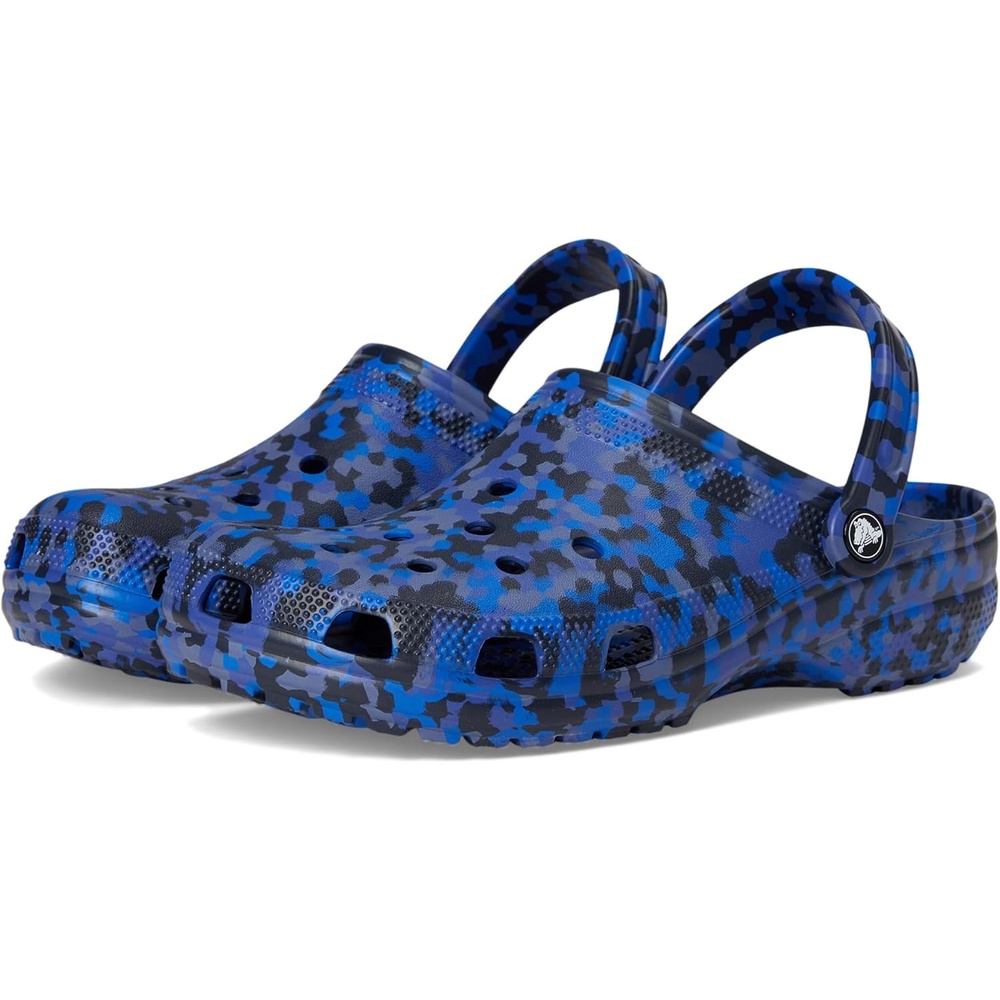 image:imageCrocs Unisex Adult Classic Marbled Tiedye ClogsBlue BoltMulti Confetti