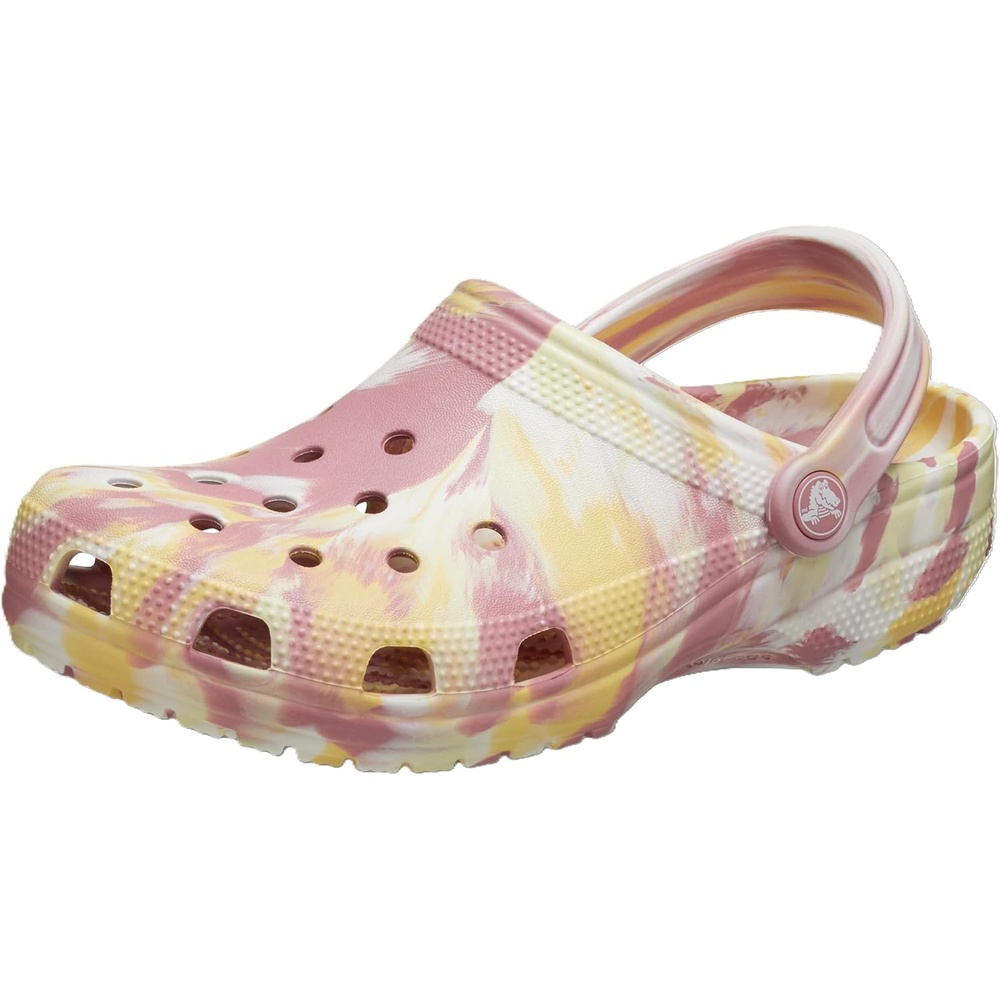 image:imageCrocs Unisex Adult Classic Marbled Tiedye ClogsDaylilyMulti